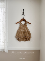 Bebe garden suspender suit