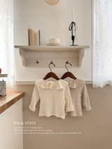 Breeze eyelet frill tops