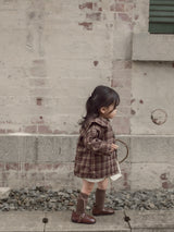 Sailor check coat