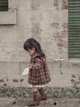 Sailor check coat