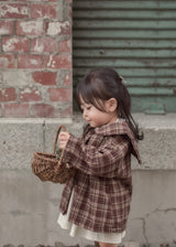 Sailor check coat