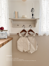 Cotton berry short overall (baby)