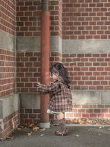 Sailor check coat