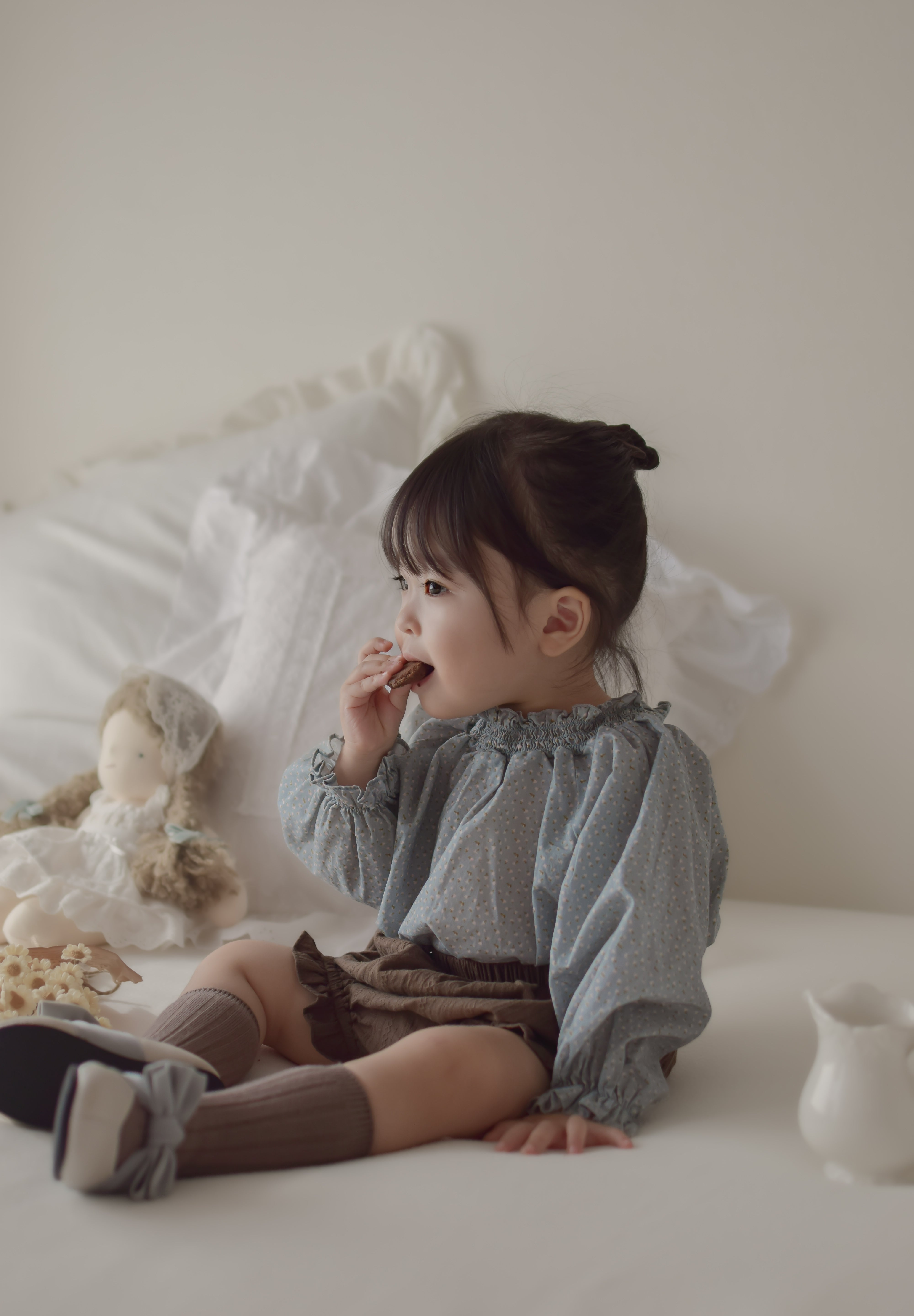 *Noeul.made* Gelato smock blouse