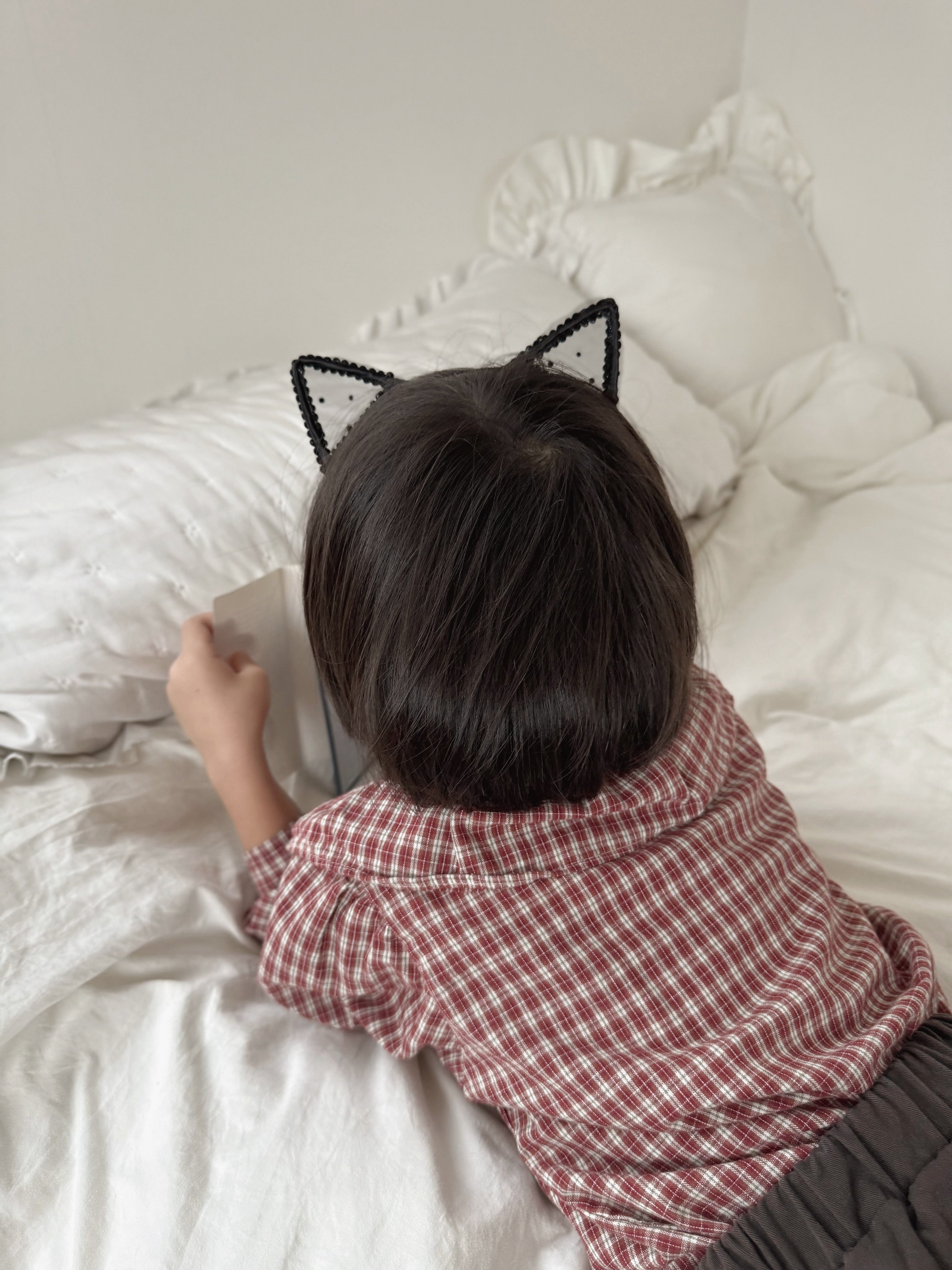 Black cat headband