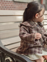 Sailor check coat