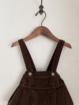 Pleats suspender skirt