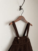 Pleats suspender skirt