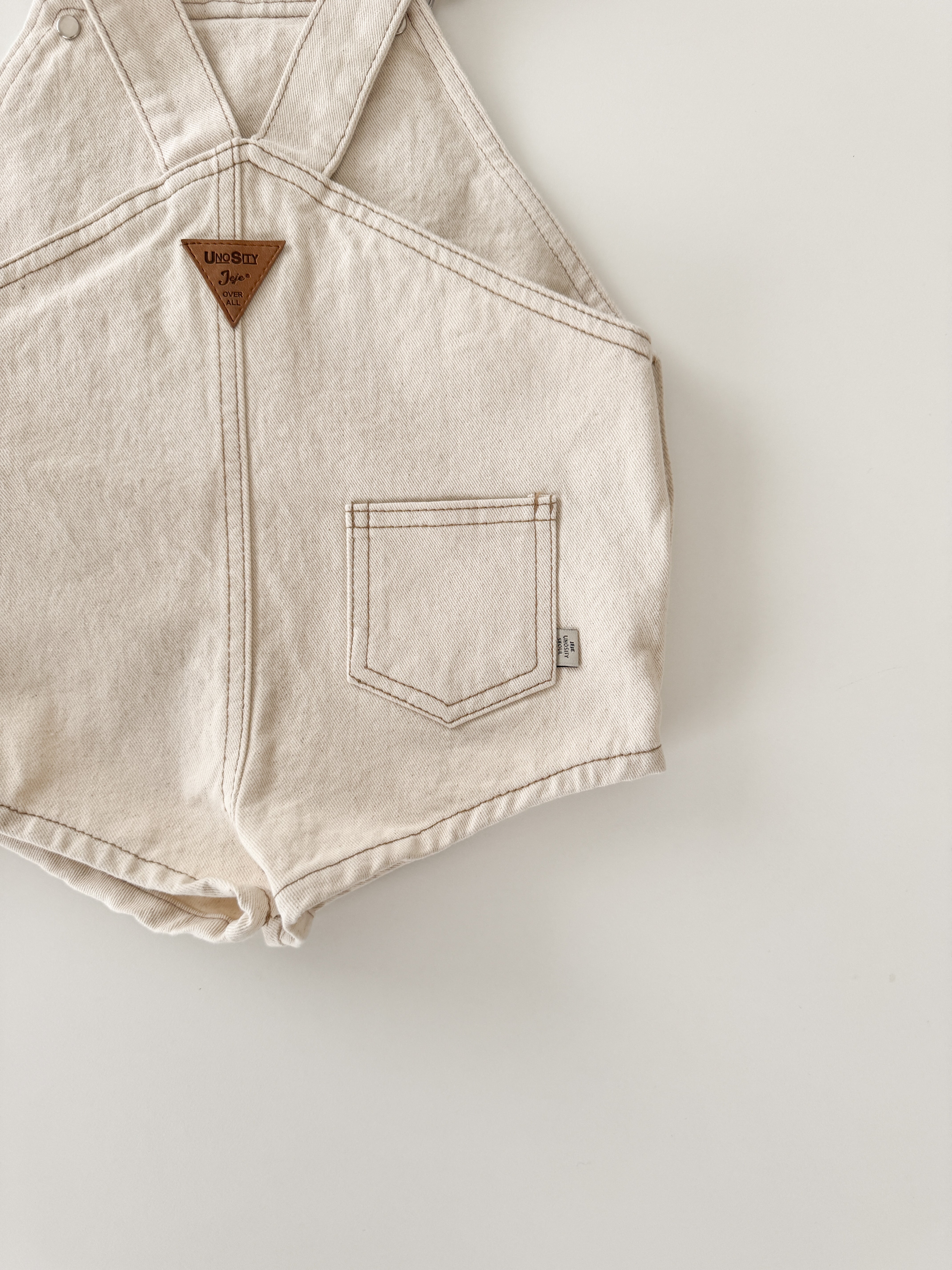 Cotton berry short overall (kids)