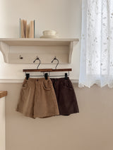 Corduroy span pants
