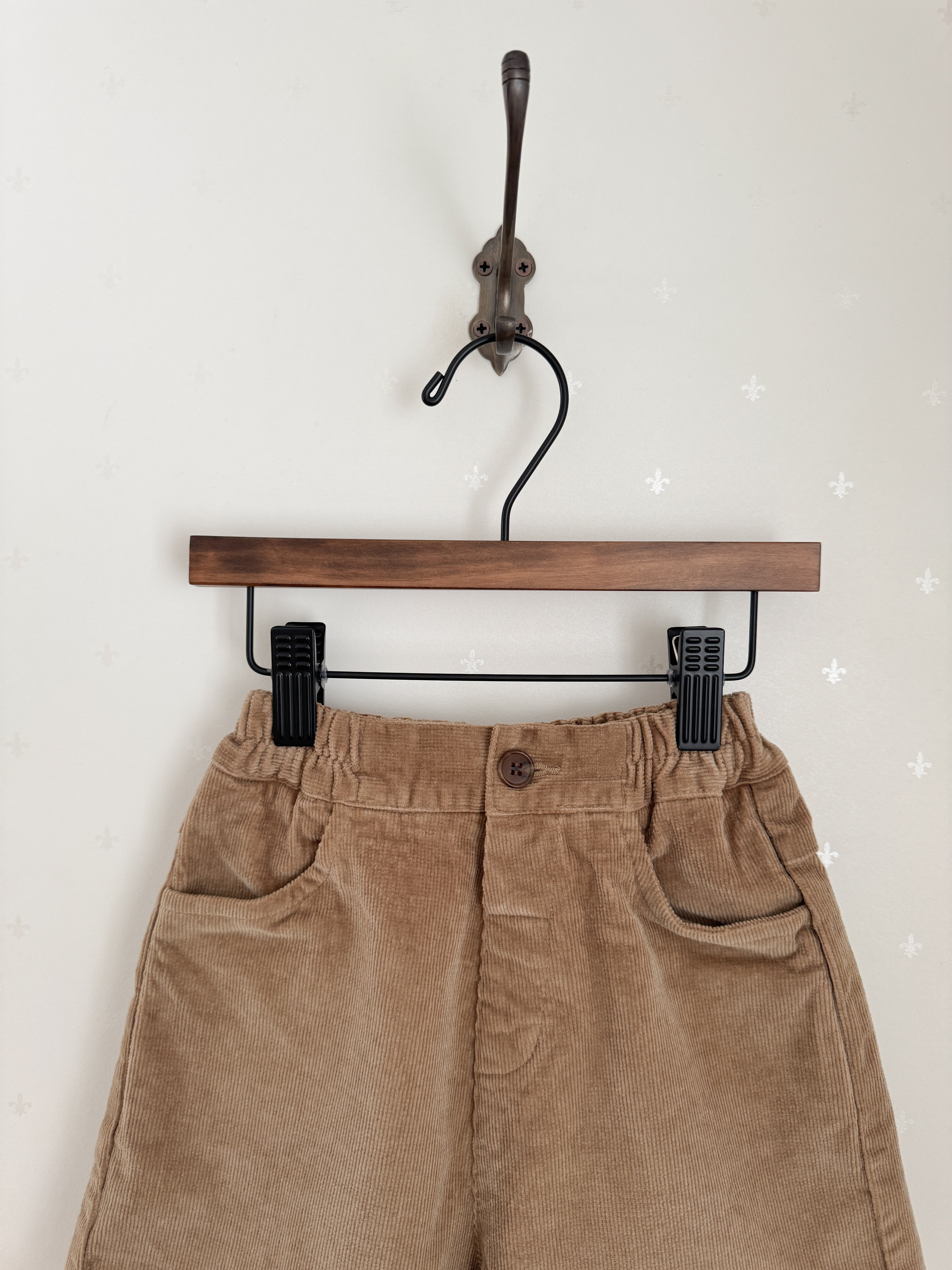Corduroy span pants