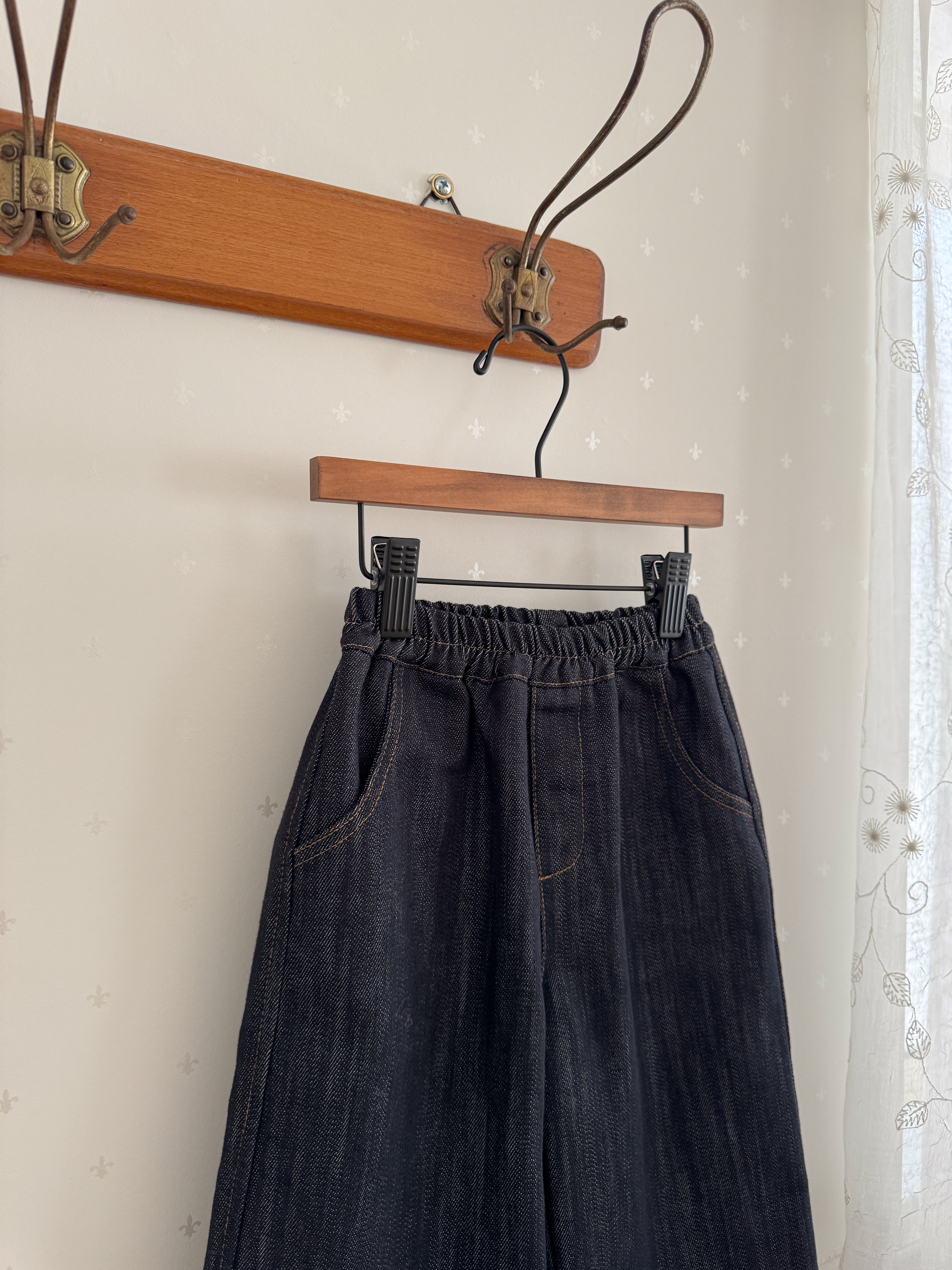 Soft denim pants