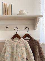 Rainbow knit cardigan