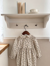 Baba flower corduroy one-piece
