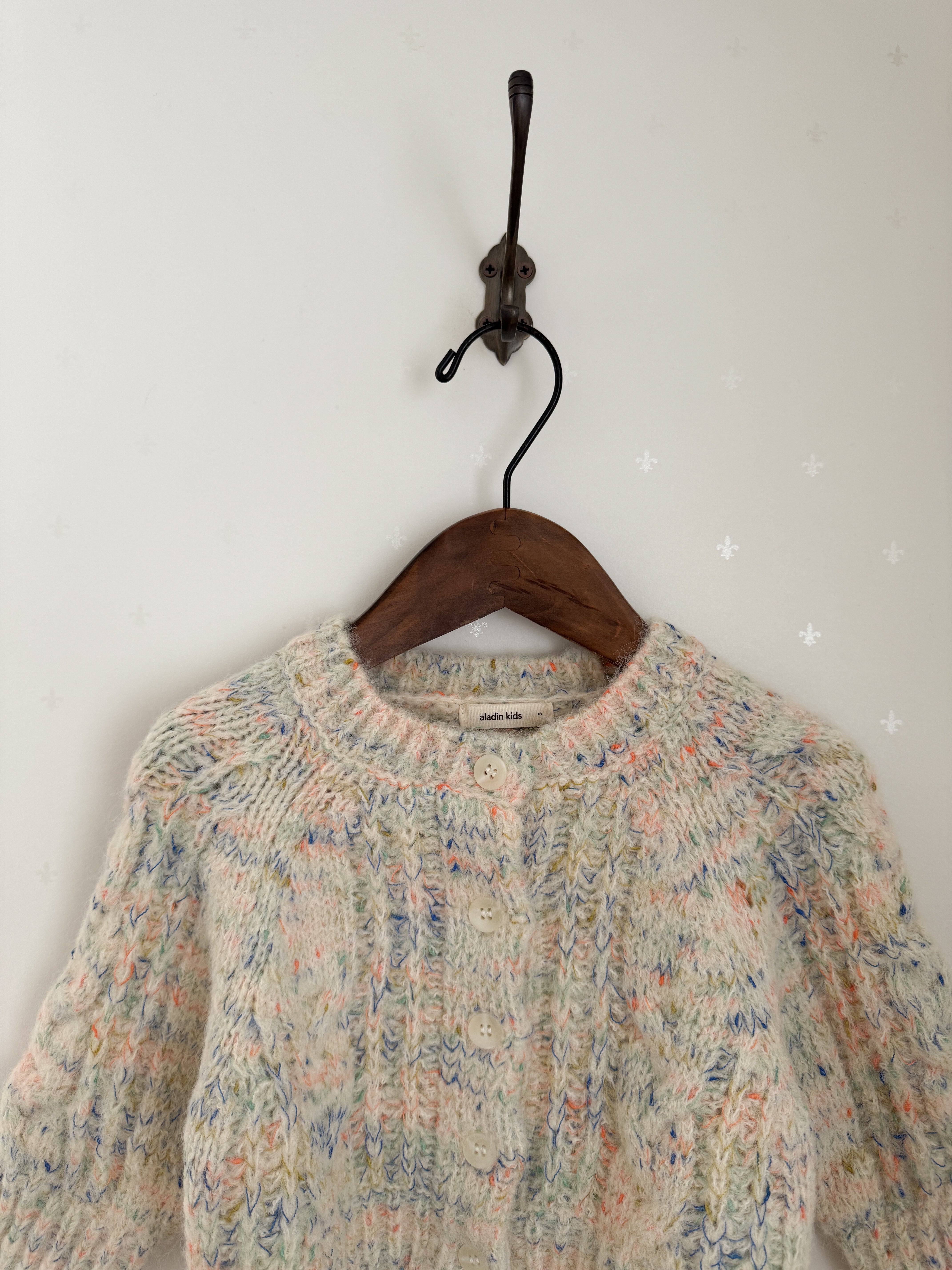 Rainbow knit cardigan