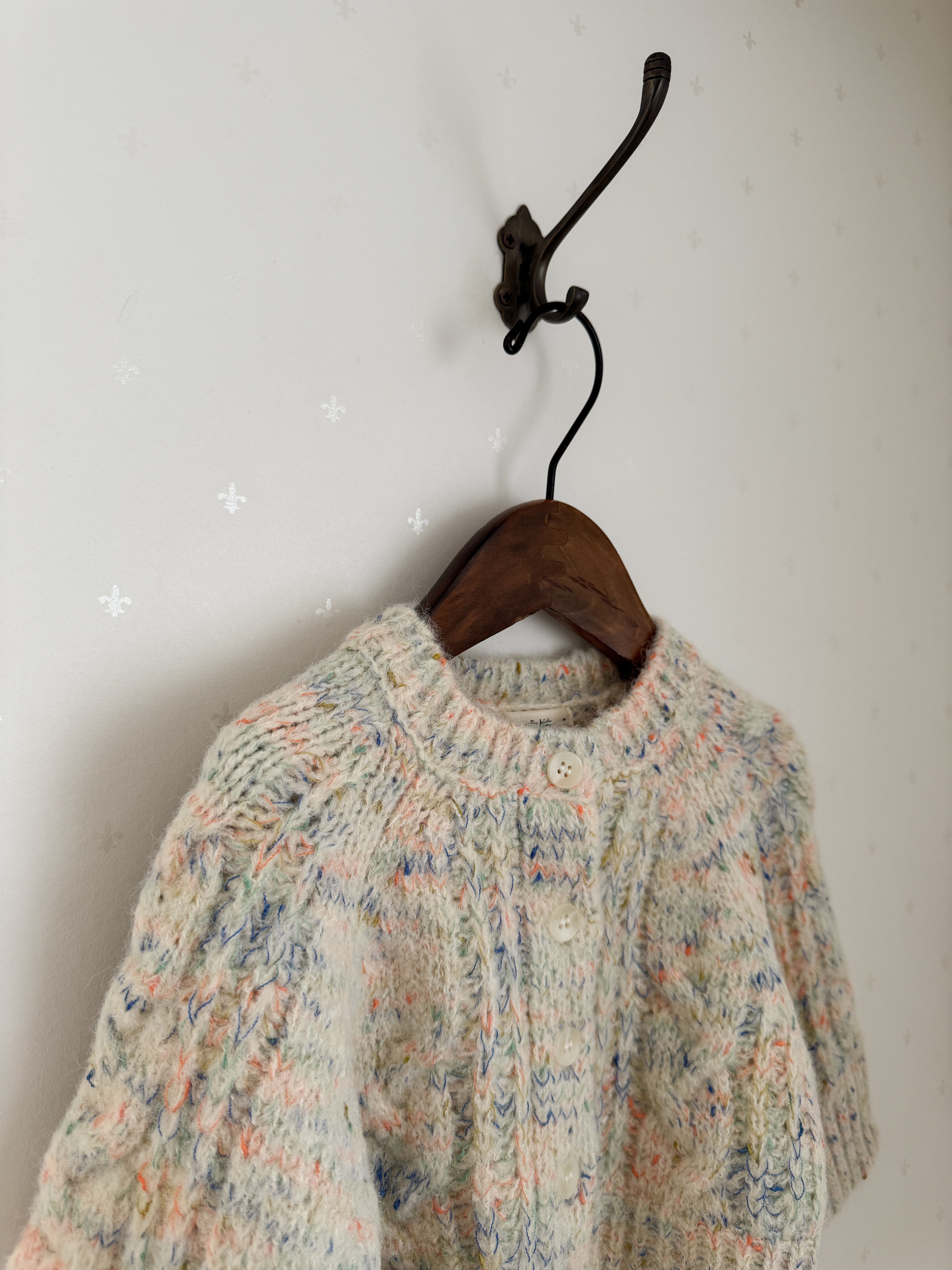 Rainbow knit cardigan