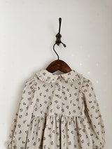 Baba flower corduroy one-piece