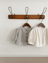 Bebe bonbon dot blouse