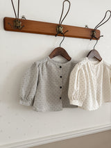 Bebe bonbon dot blouse