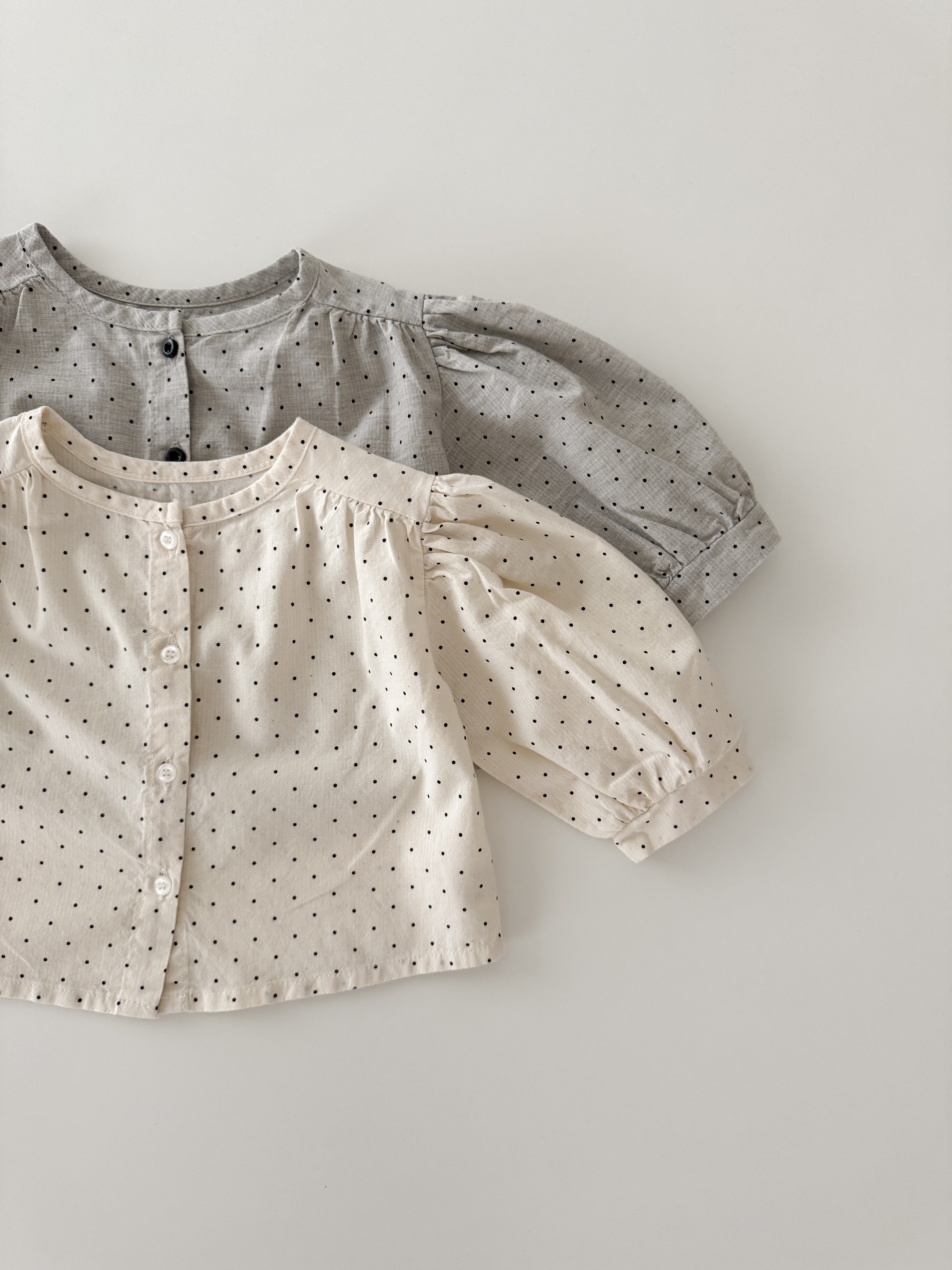 Bebe bonbon dot blouse