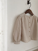 Milk check blouse