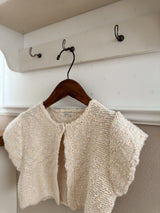 Popcorn knit vest