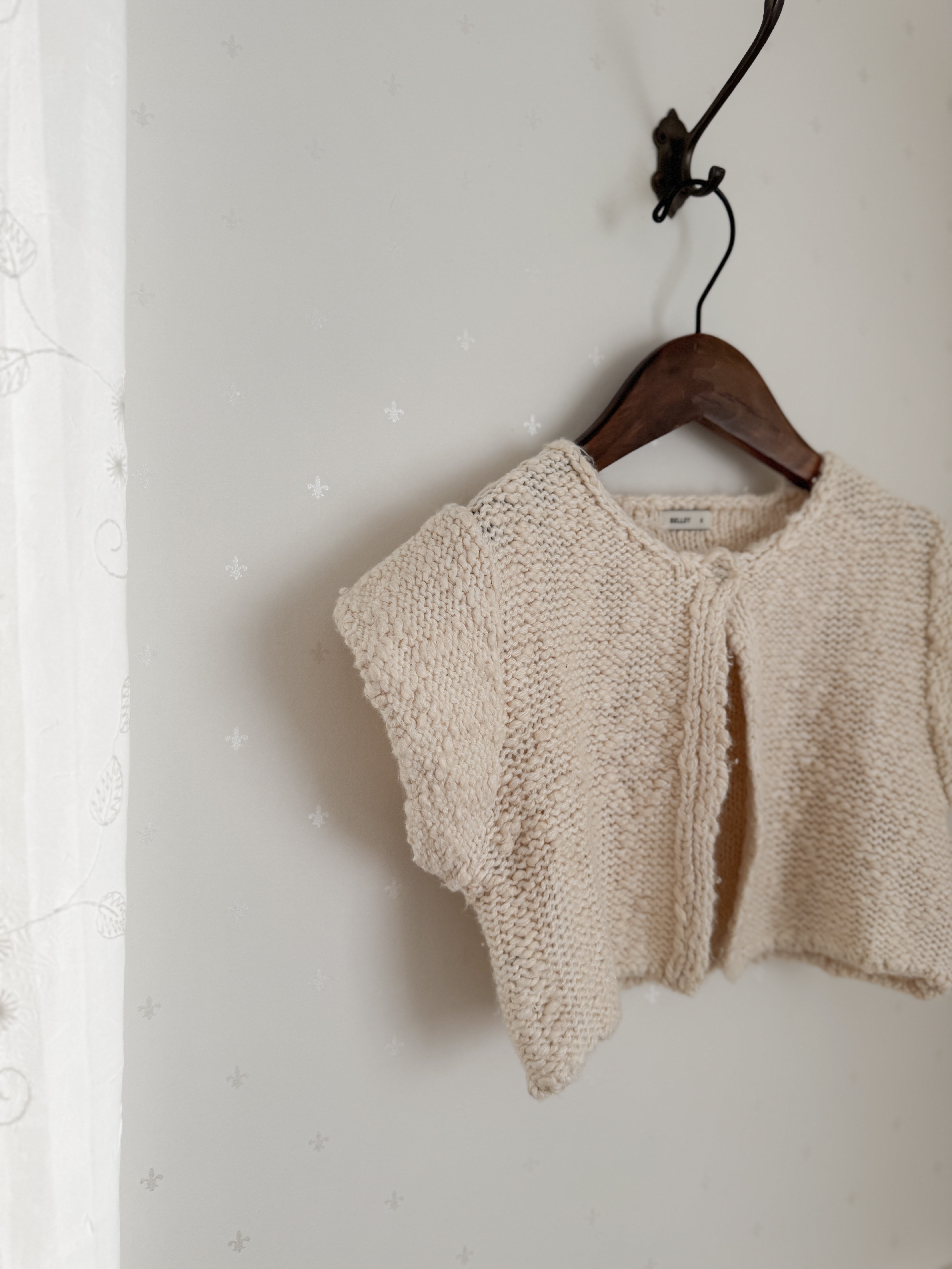 Popcorn knit vest