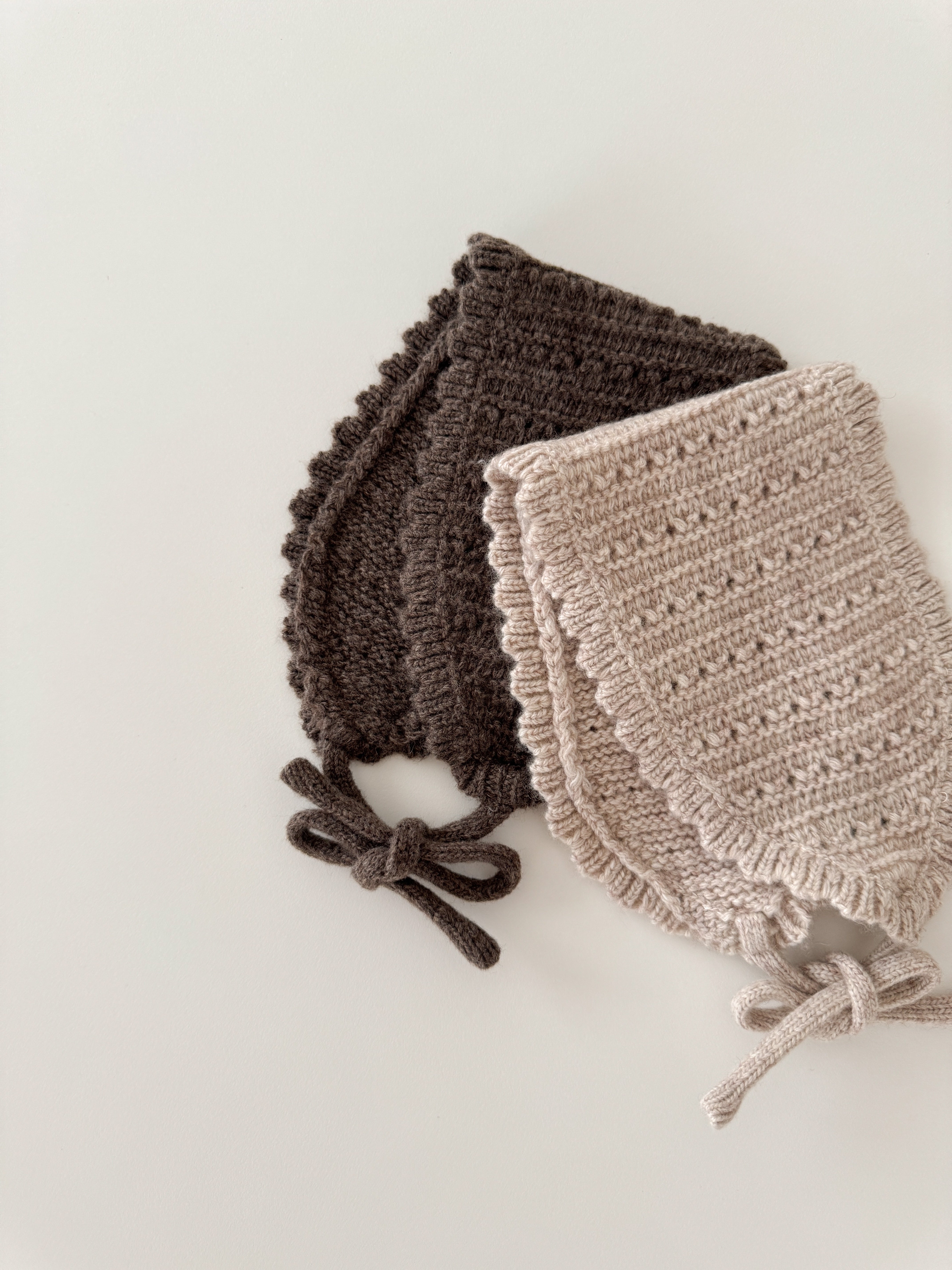 Bebe knit bonnet