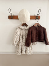 Baba flower corduroy one-piece