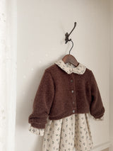 Baba flower corduroy one-piece