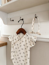 Selena newborn rompers