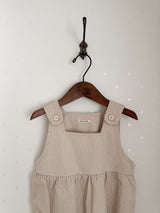 Mini check rompers