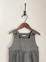 Mini check rompers