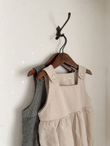 Mini check rompers