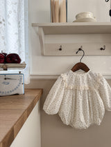 Cotton flower rompers
