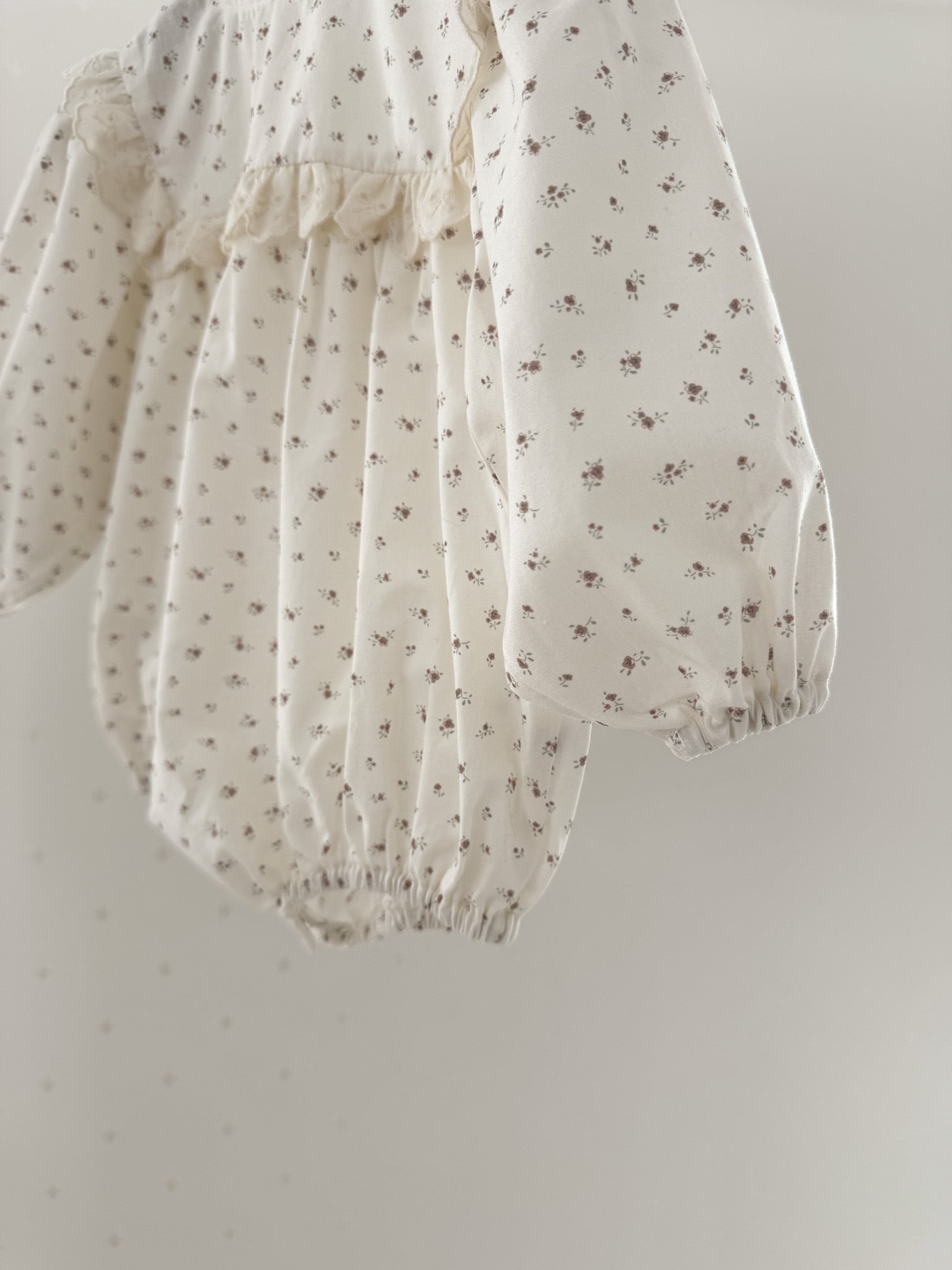 Cotton flower rompers