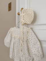 Cotton flower rompers