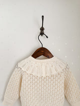 Fraise eyelet cardigan
