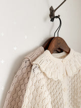 Fraise eyelet cardigan