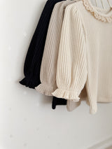 Puff lace tops
