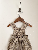 Check apron one-piece