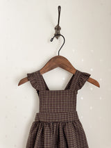 Check apron one-piece