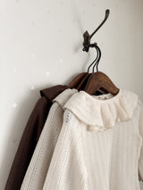 Anna ruffle collar tops