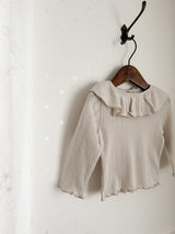 Anna ruffle collar tops