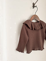 Anna ruffle collar tops