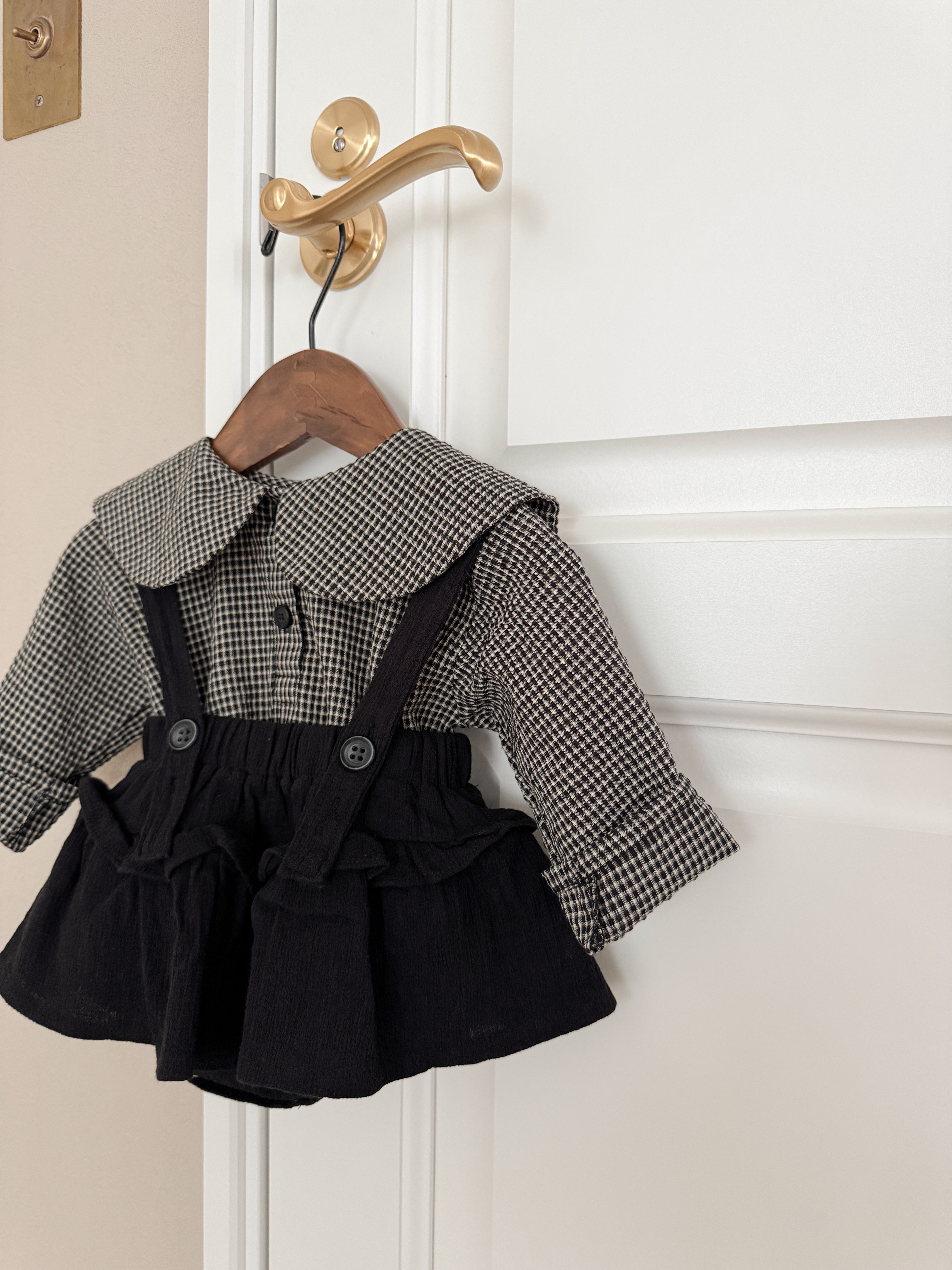Elly frill suspender skirt