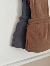 Camel wrap skirt pants