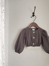 Odd check jacket