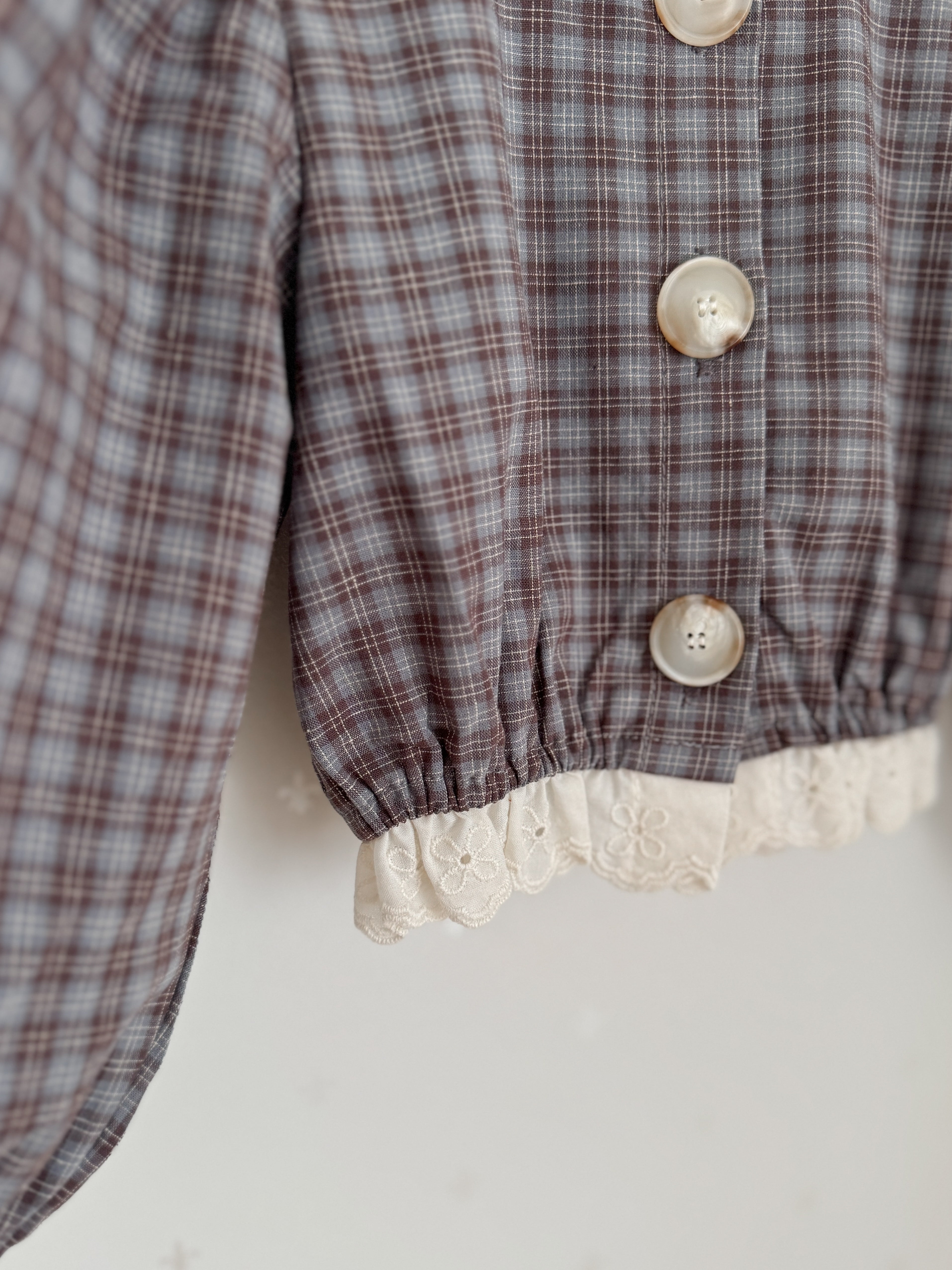 Odd check jacket