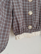 Odd check jacket